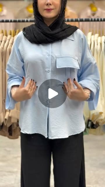 شومیز پری جلو دکمه